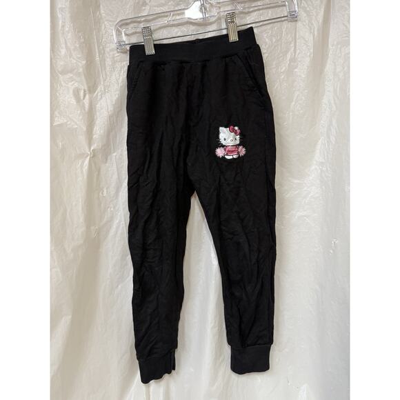 Hello Kitty Pants Youth 120EU(5T-6US)Joggers Pants Waist 18” Inseam 16 1/2 - Picture 2 of 6
